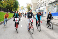 Велопробег «Крути против рака груди». Пластические хирурги Дмитрий Мельников и Александр Малахов