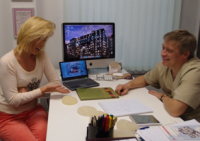 Оксана Ряска на консультации у Ильи Сергеева