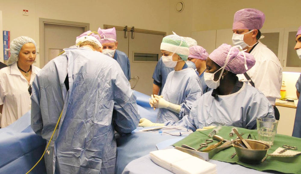 На ассистенции в Стокгольме с профессором ПерХеденом