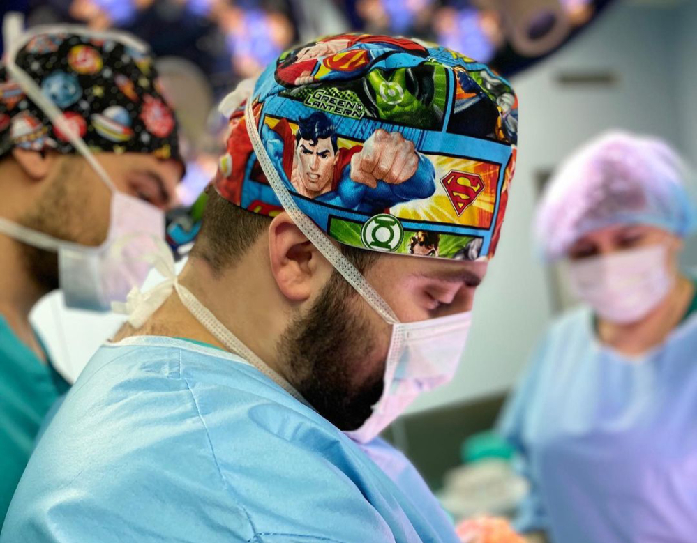 Гукас Миракян удаление малярных мешков