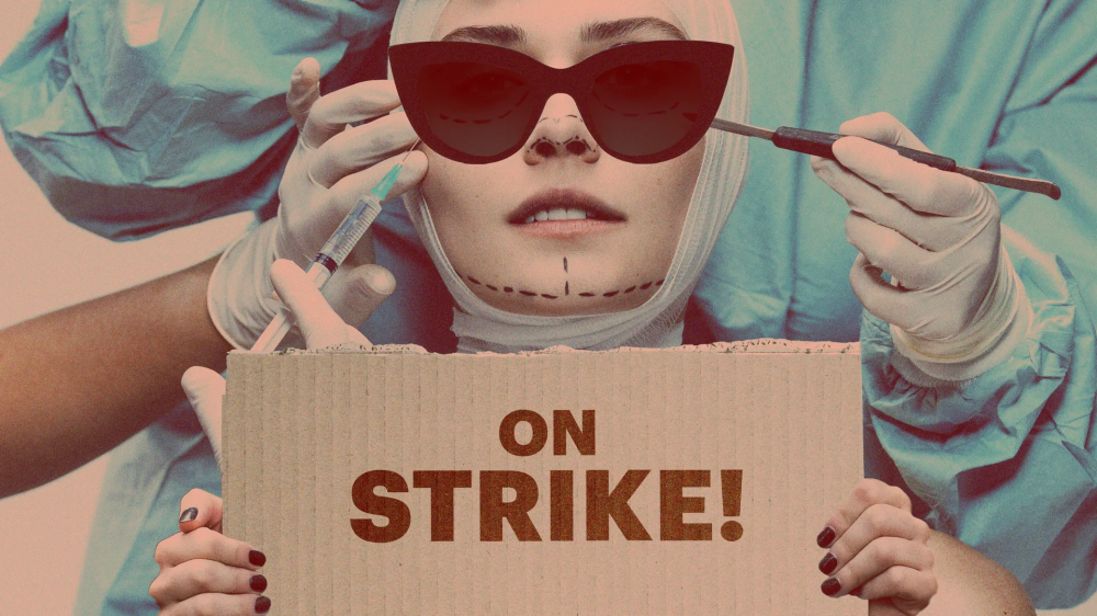 Голливудская элита спешит на пластические операции до окончания забастовки